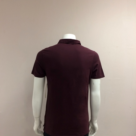 DKNY Jeans Burgundy Polo Shirt - Picture 8 of 8